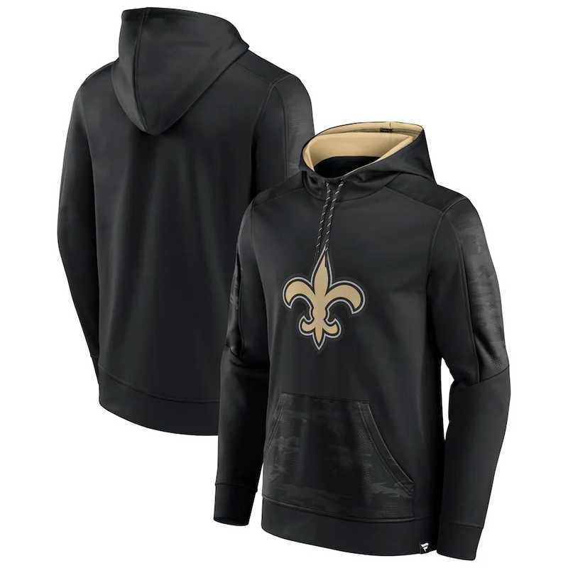 New Orleans Saints Fanatics Branded On The Ball Pullover Hoodie Black,We sell and wholesale New Orleans Saints Fanatics Branded On The Ball Pullover Hoodie Black on line form chian!